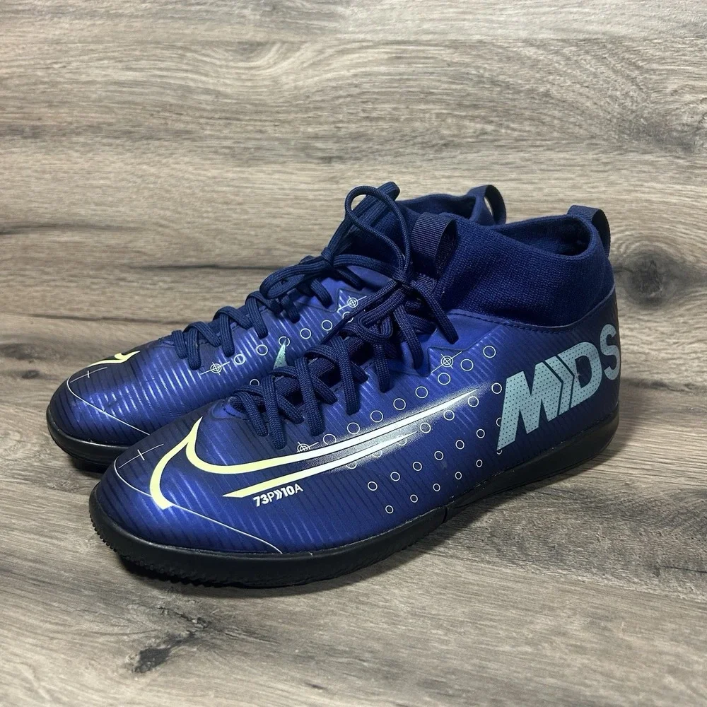 Nike Superfly 7 Academy MDS IC BQ5529-401 Boys Youth size Y6 Soccer‎ Shoes